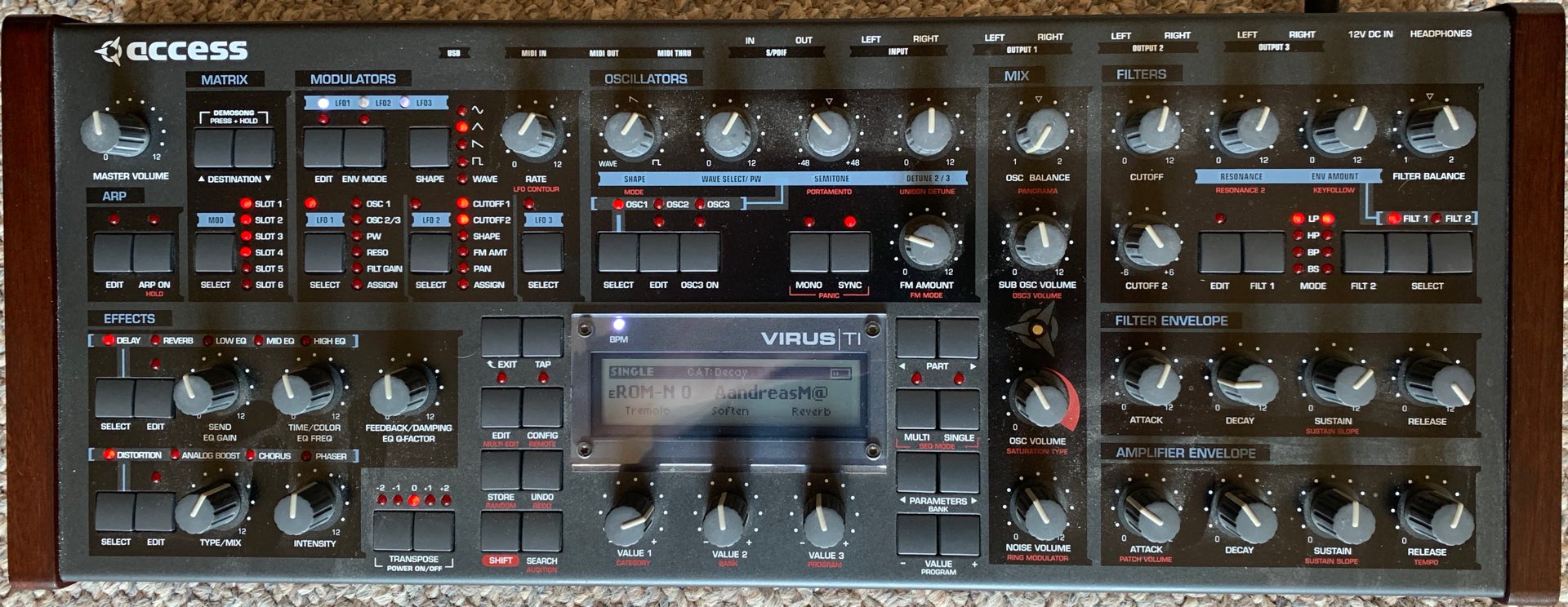 Access Virus TI Synthesizer Module