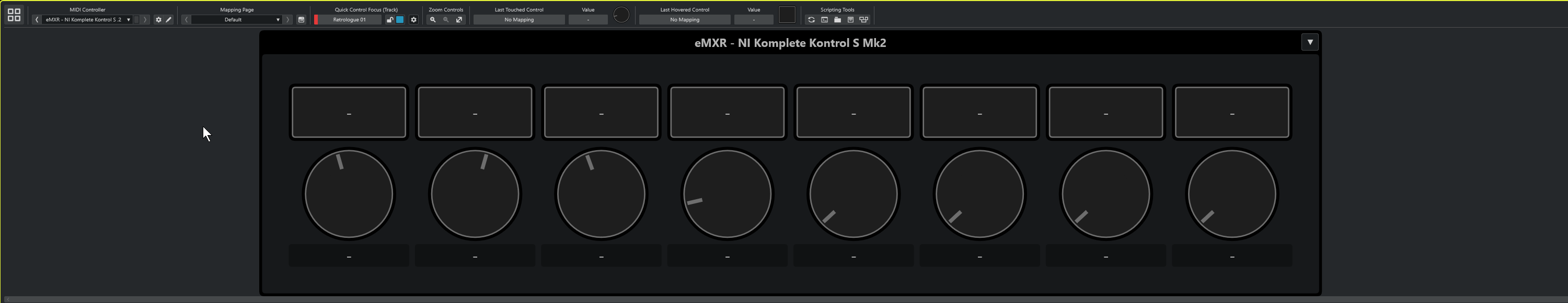 Importing a Cubase .midiremote script with mismatching port names